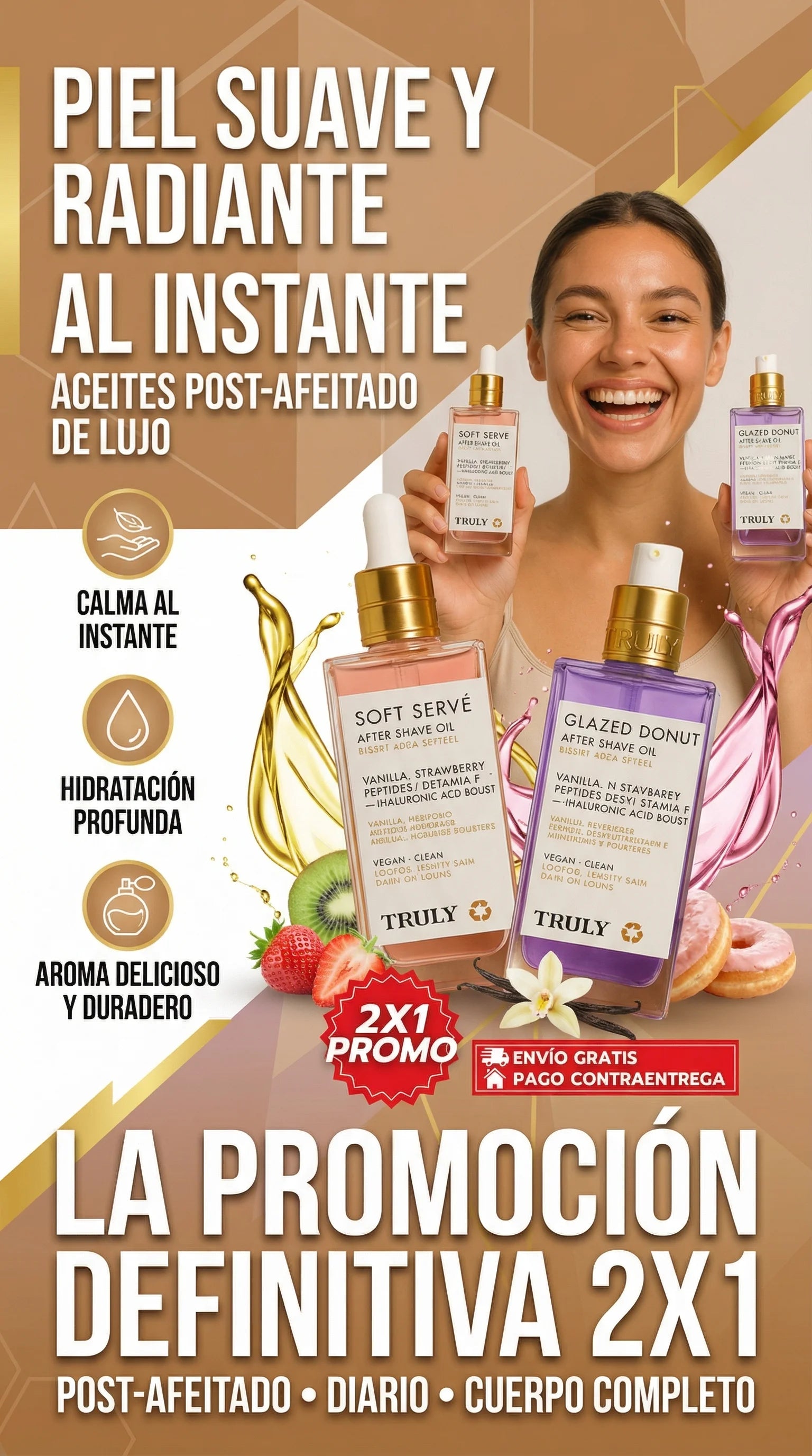 COMBO TRULYSOFT + GLAZED ENVASE ORIGINAL